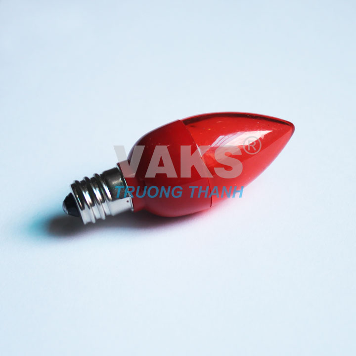Bộ 10 bóng Led trái ớt E12 ánh sáng mạnh (1W) - đỏ