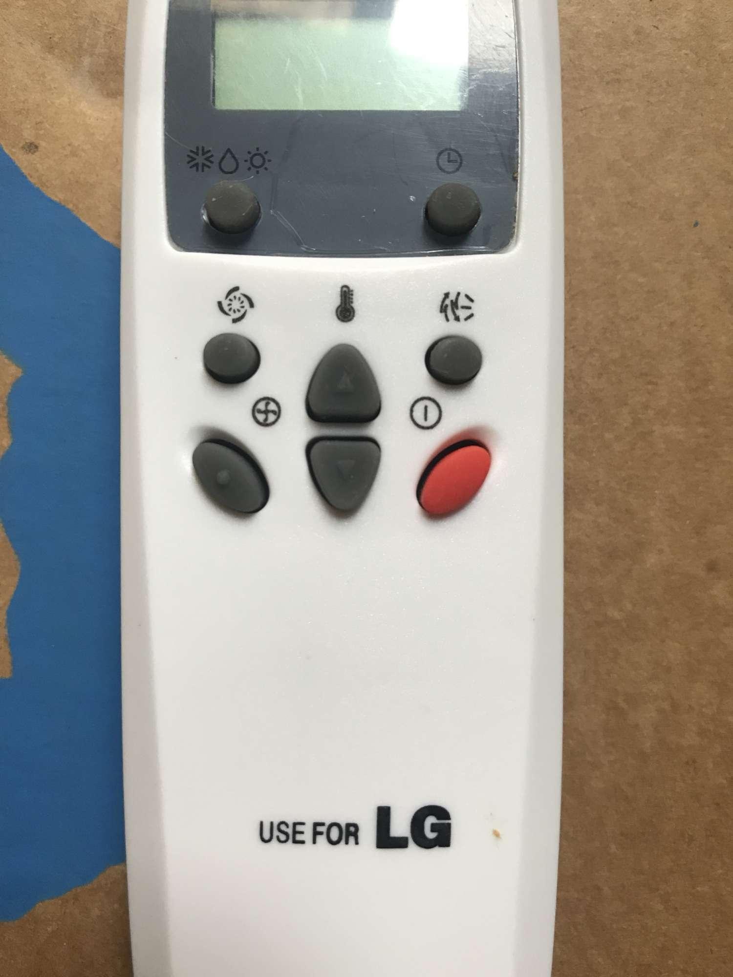 ĐIều khiển điều hòa LG 1 chiều (mẫu 2)