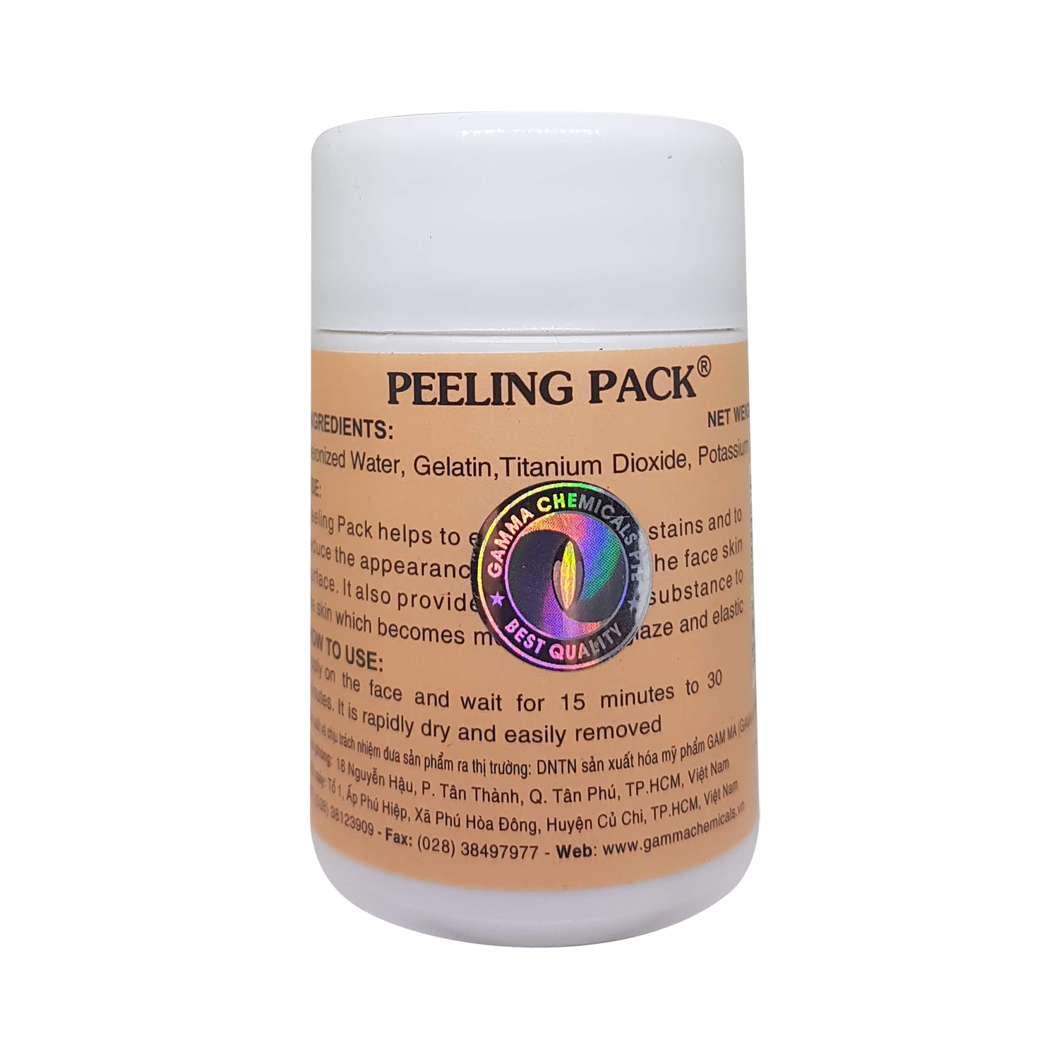Gel Lột Mụn PEELING PACK Gamma 60g