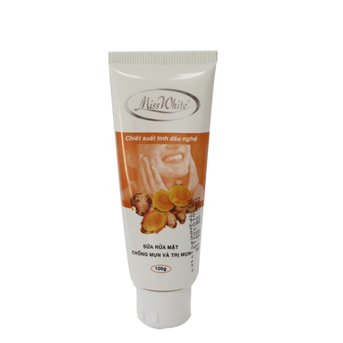 Sữa rửa mặt mụn và chống mụn miss white tigon 100g