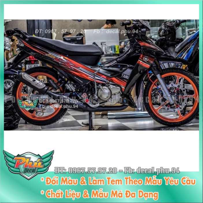 Tem rời Yaz Cam đen Crom cao cấp