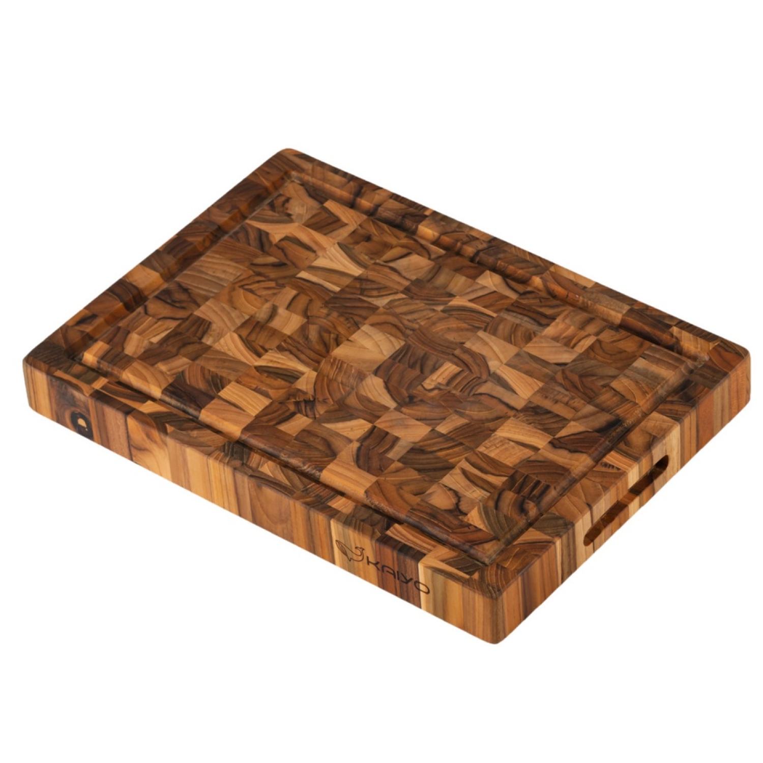Thớt Gỗ Teak Đầu Cây KAIYO Thớt Siêu Bền Của MASTER CHEF