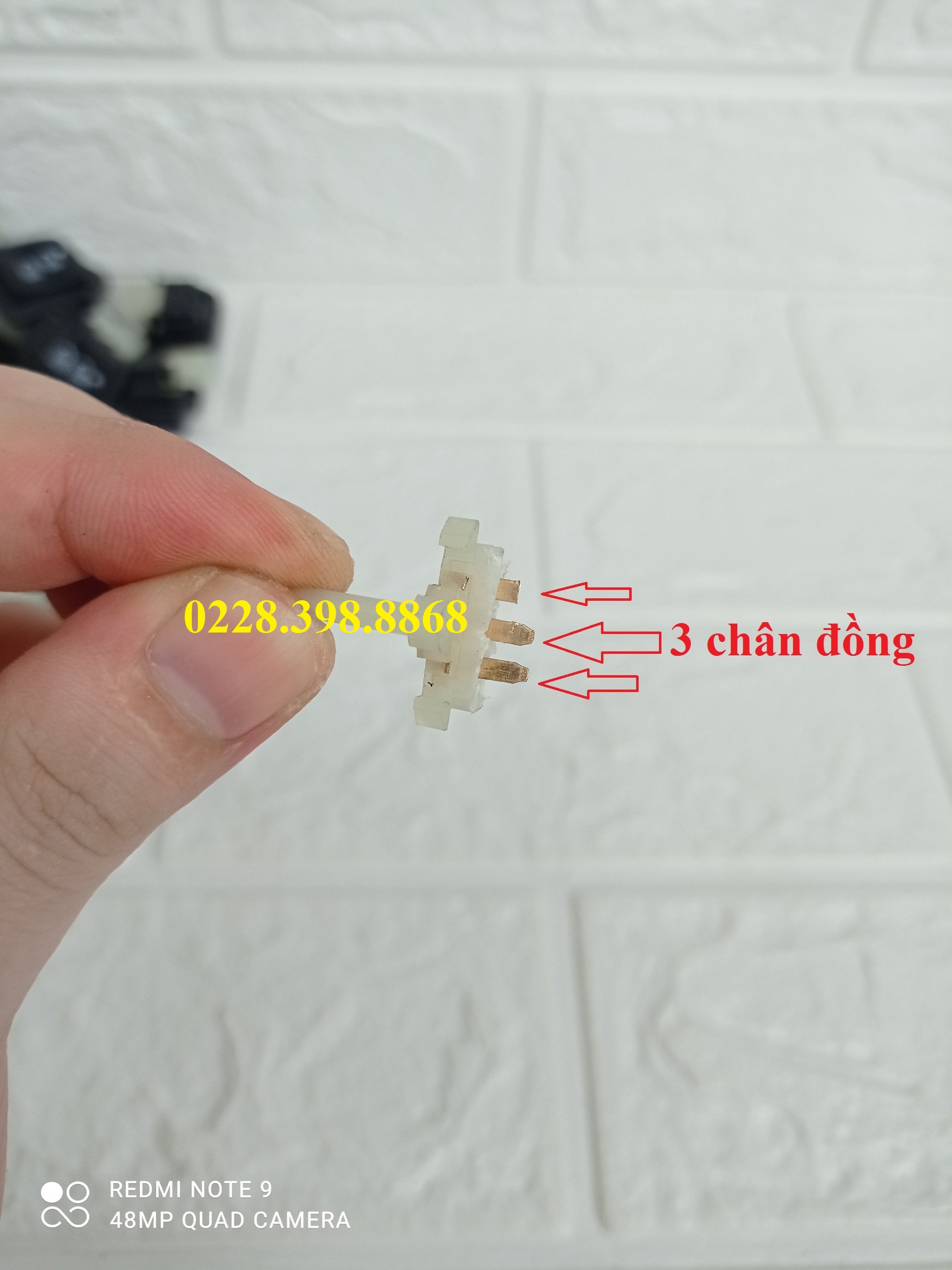 10 CÁI CÔNG TẮC 3 CHẾ ĐỘ - COS - PHA - TẮT ĐÈN - CHÂN ĐỒNG