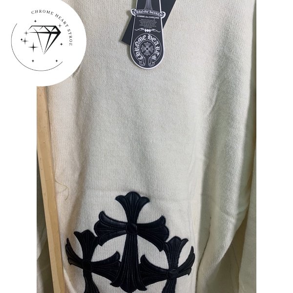 Áo len , sweater Chrome Heart logo thêu hàng cao cấp full tag.