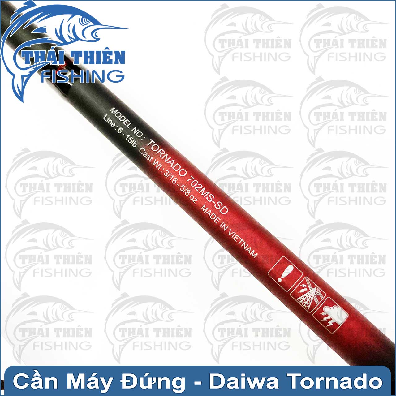 Cần Lure Máy Đứng Daiwa Tornado Khoen Fuji