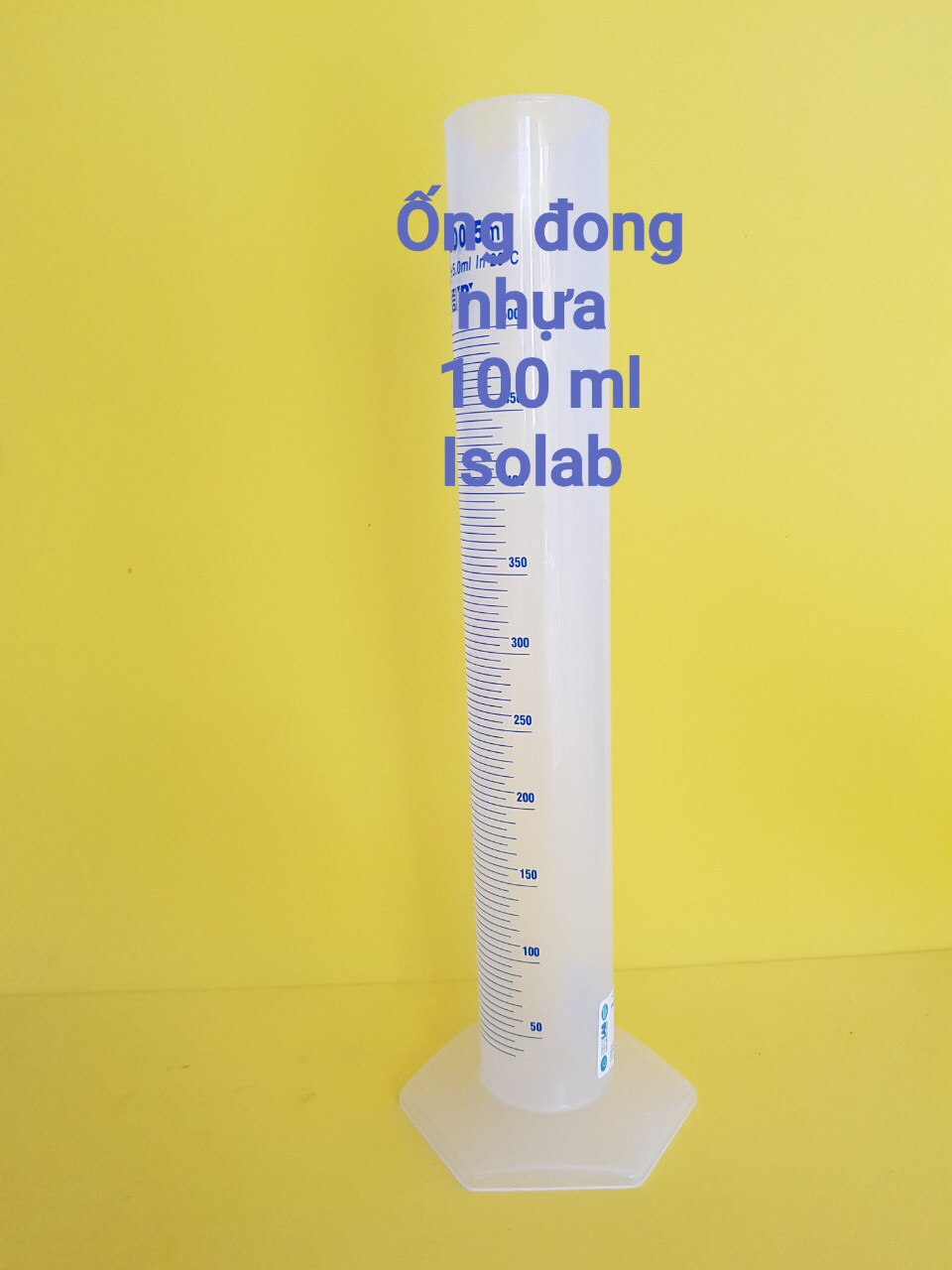 [HCM]Ống đong nhựa 100ml Isolab
