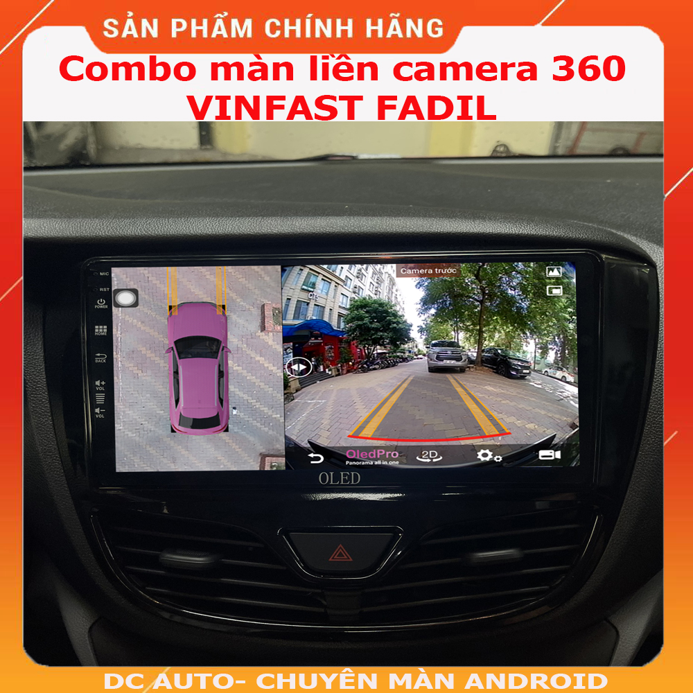 Bộ màn hình liền camera 360 OLED C8S cho xe VINFAST FADIL, kích thước 9 inch, độ phân giải FULL HD 1280X720, hỗ trợ sử dụng Tiếng Việt dễ dàng - mắt camera 360 3D sonny 225 hiện đại, camera 360 trên ô tô, cửa hàng đồ chơi xe ô tô