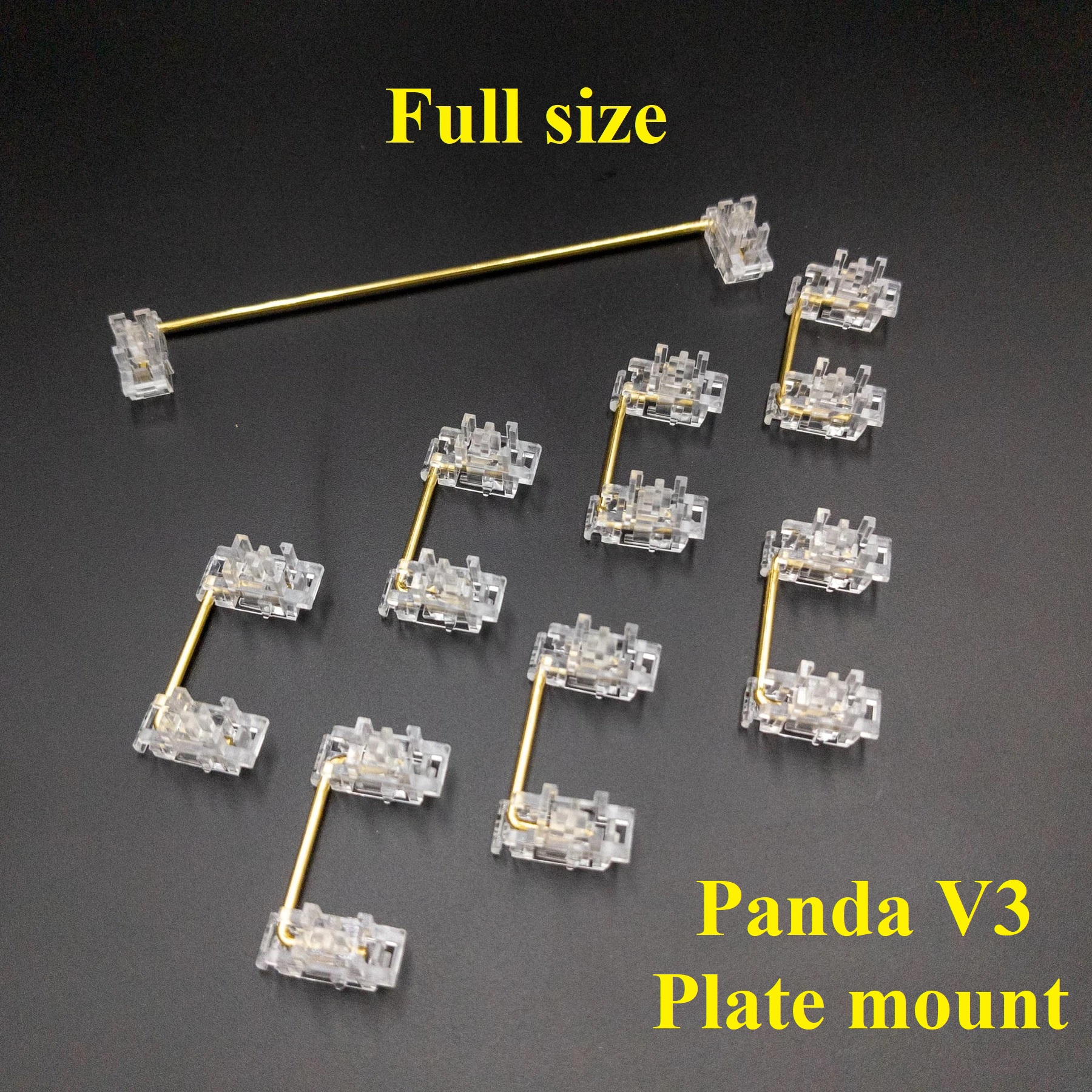 Bộ Stab EverGlide Panda V3 Plate Mount cho bàn phím cơ