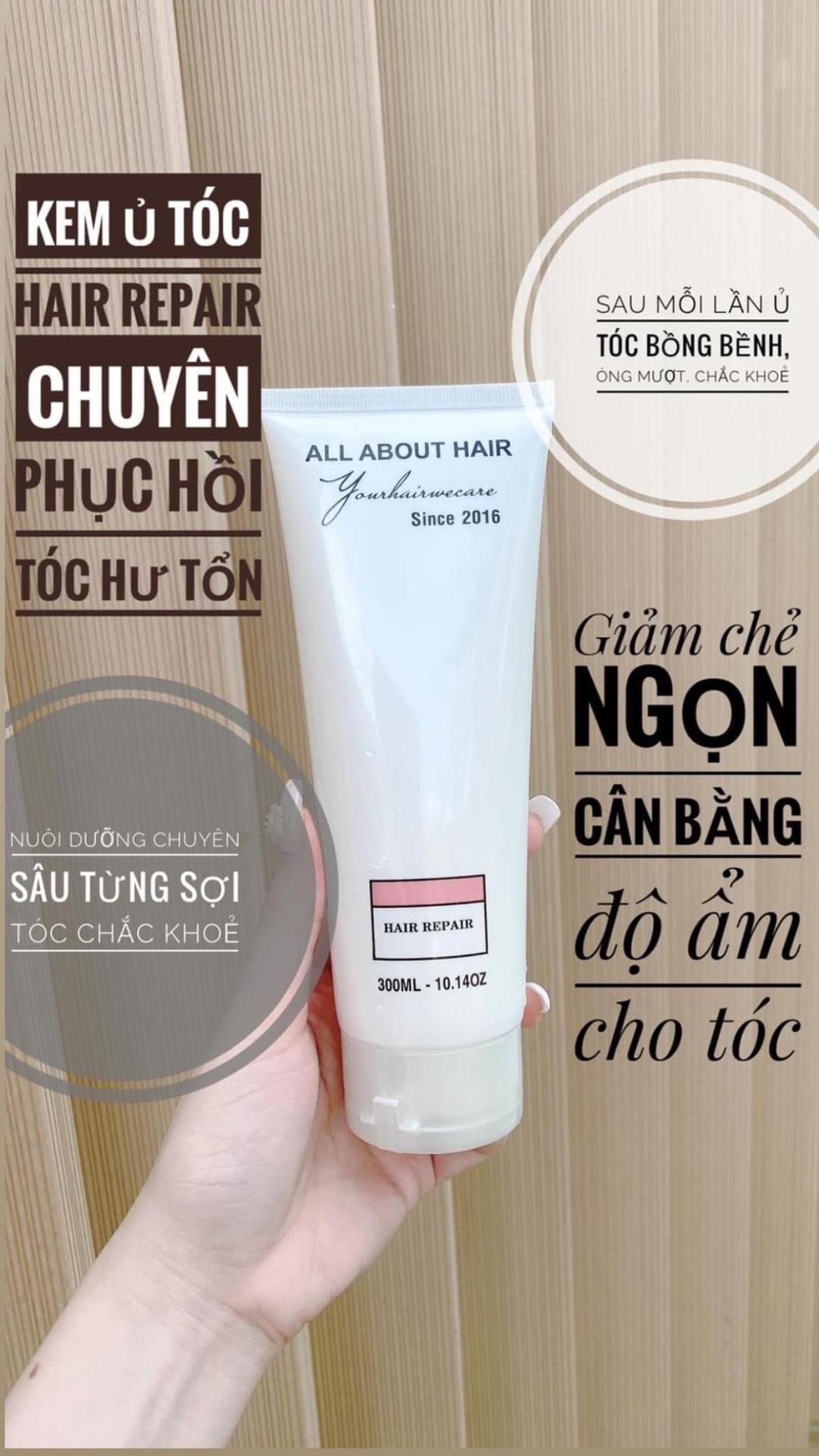 {HÀNG CHÍNH HÃNG}𝐊𝐞𝐦 𝐮̉ 𝐩𝐡𝐮̣𝐜 𝐡𝐨̂̀𝐢 𝐭𝐨́𝐜 𝐇𝐚𝐢𝐫 𝐑𝐞𝐩𝐚𝐢𝐫