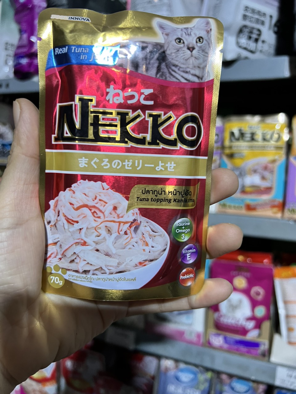 Pate Nekko cho mèo gói 70g (Thái Lan)