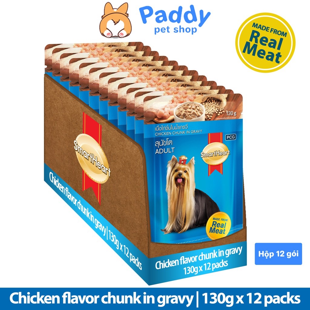 Pate cho chó smartheart 130g