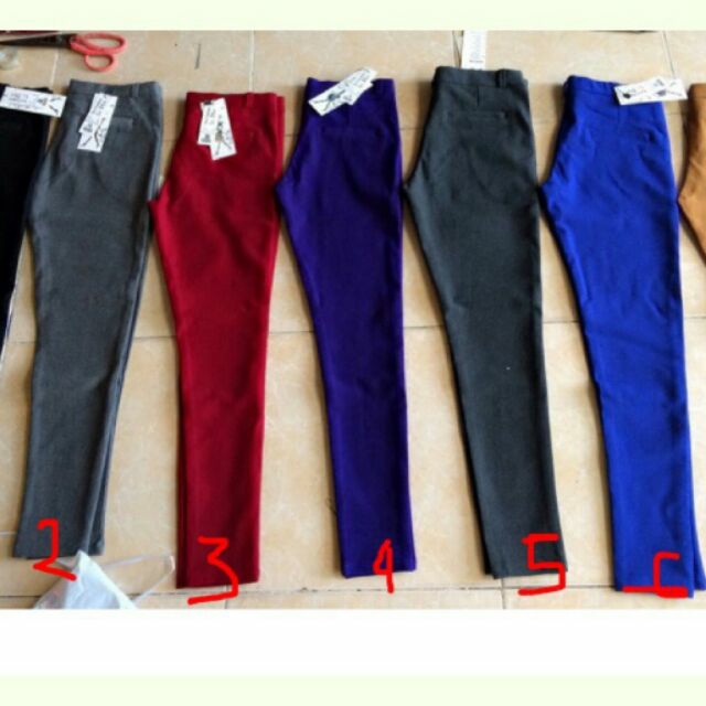 [HCM]Quần Cotton Nữ Dài Xịn Lưng Thun 3 Nút