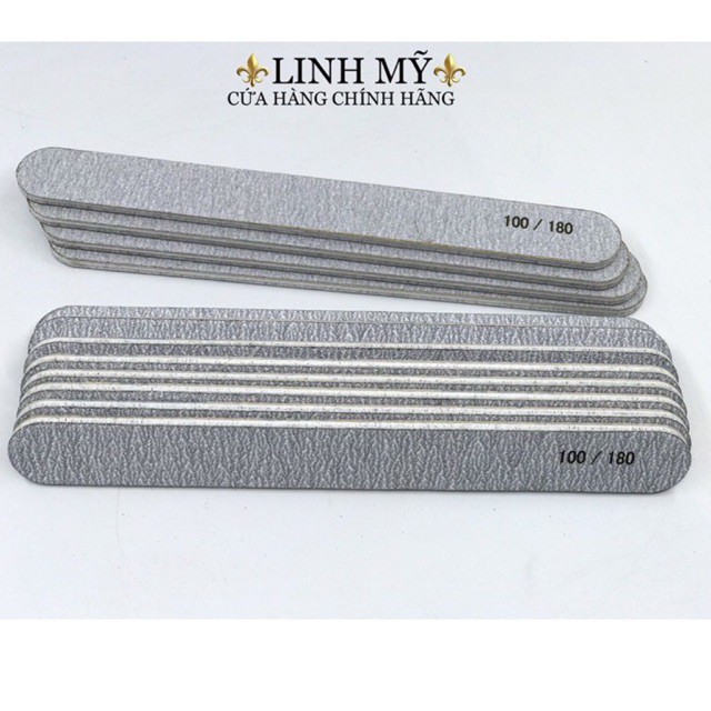 Dũa móng bột - dũa phá gel nhám Mỹ chuyên dụng 100/180