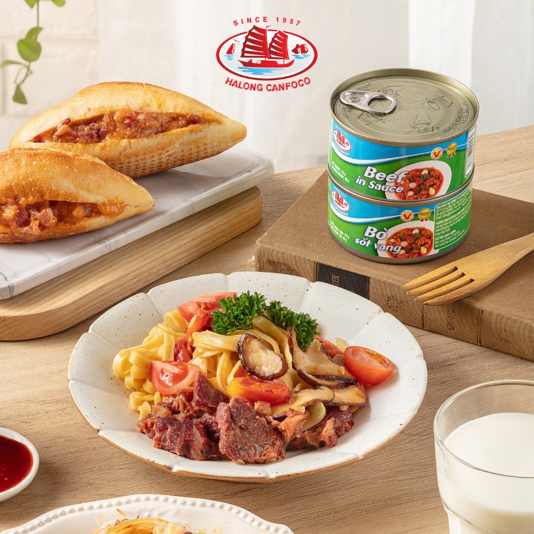 Thịt bò sốt vang 175g - Đồ Hộp Hạ Long
