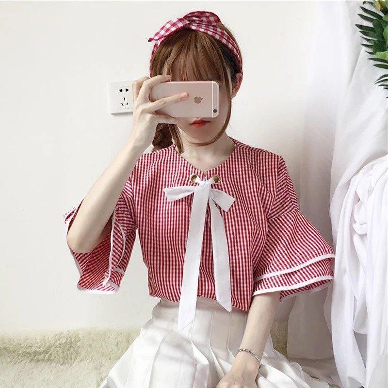 ÁO VOAN KIỂU CỘT NƠ TTS0012