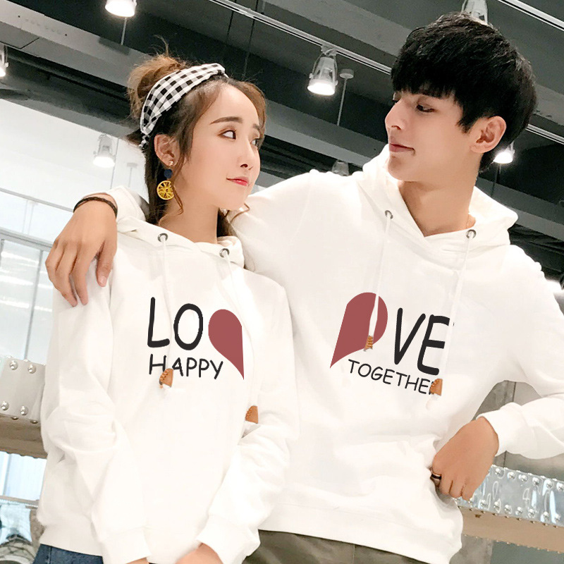 COMBO 2 ÁO -Áo nỉ có mũ ( 2 áo) in chữ ghép tim ý nghĩa áo đôi áo cặp vải đẹp