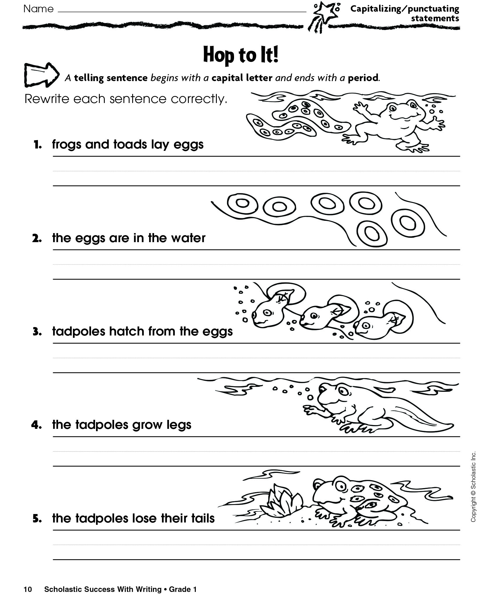 Scholastic Success With Writing Grade 1-5 (Sách đen trắng)