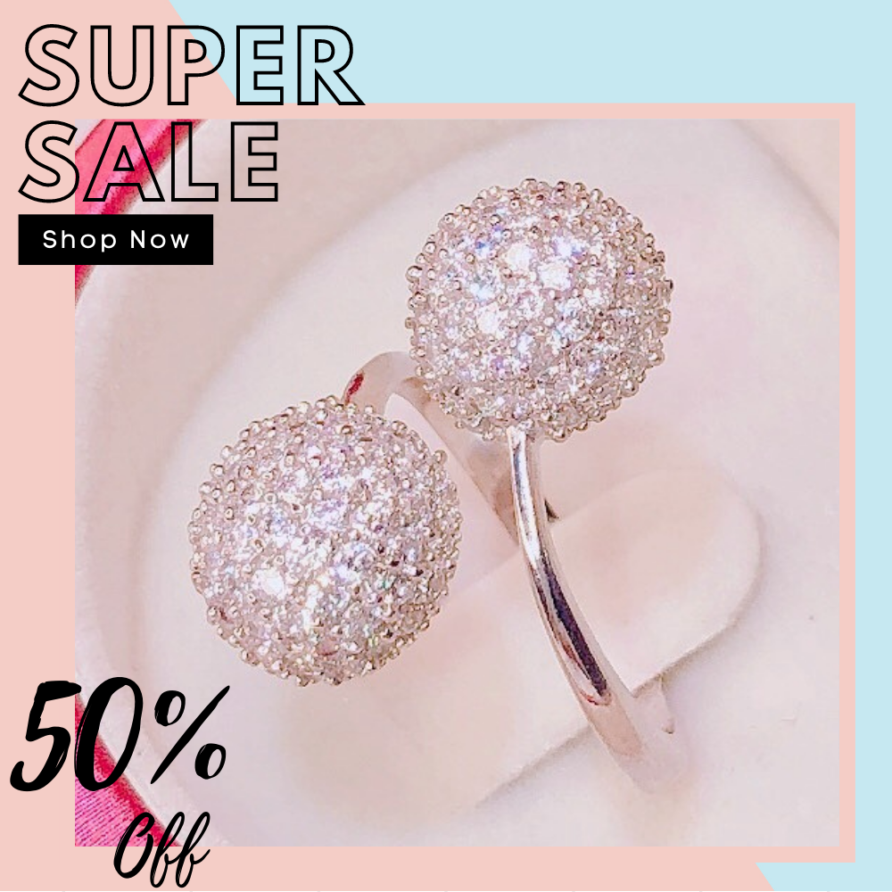 [HCM]Nhẫn nữ nhẫn nữ mạ vàng thật mạ bạch kim trân châu bi đá pha lê hoa sen đá pha lê lấp lánh cao cấp thiết kế sang trọng đẳng cấp Trang Sức Miga N123 - CAM KẾT KHÔNG ĐEN đeo đi tiệc đi chơi siêu xinh đẹp