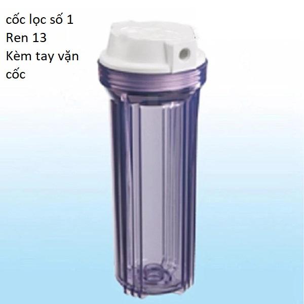 Cốc lọc số 1 cho máy lọc nước ren 13