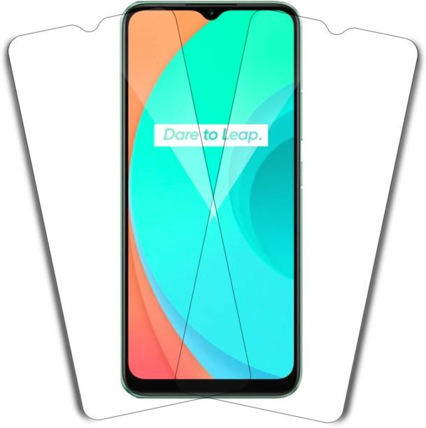 Kính cường lực trong suốt cho Realme C15 (Kèm miếng lau)