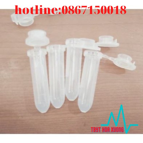 Eppendorf 2ml - Ống ly tâm 2ml, túi 500 cái