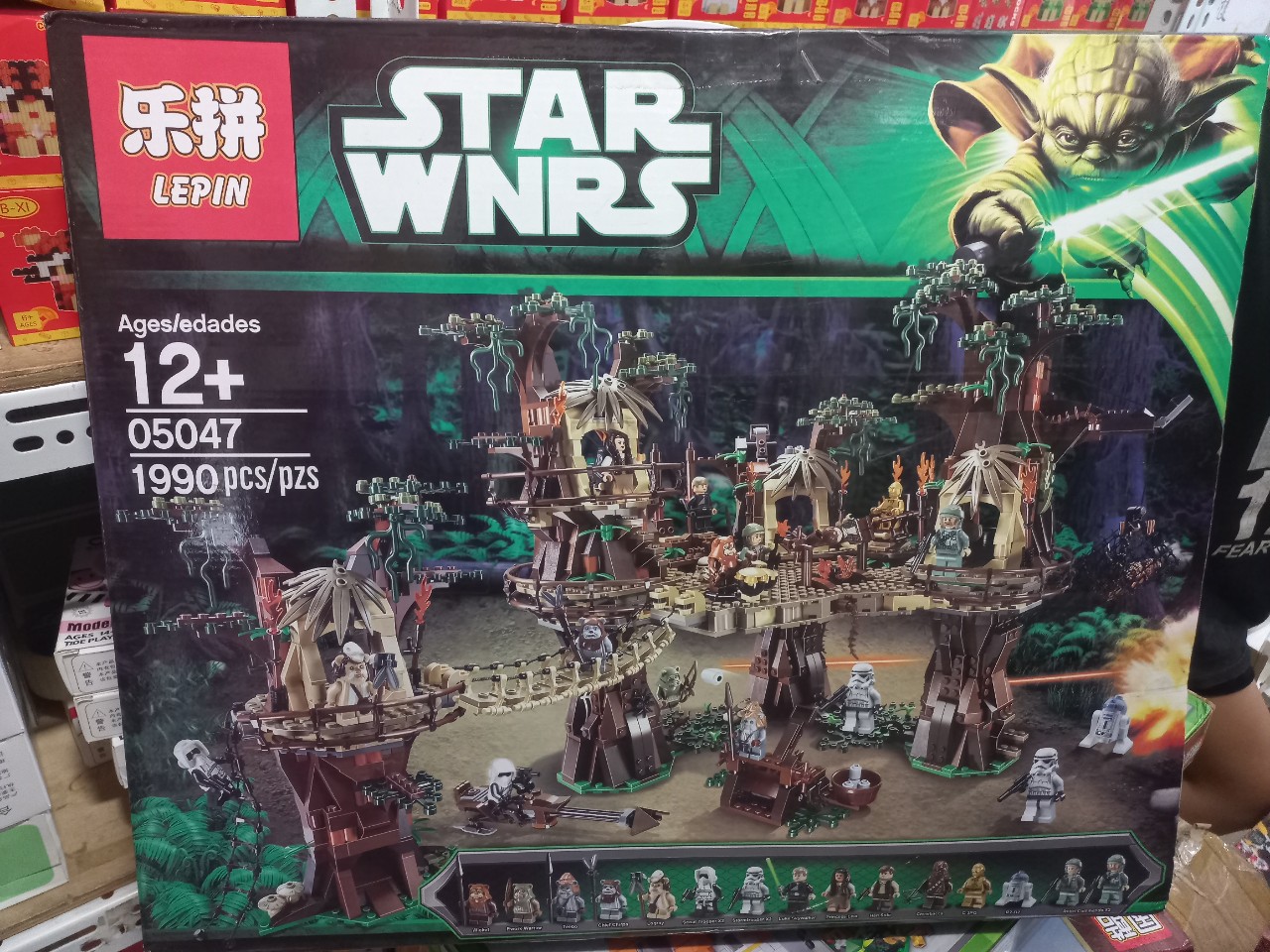 Đồ chơi lắp ráp star wars 05047 20236 - xếp hình ngôi làng của người tí hon ewok village 1990 mảnh