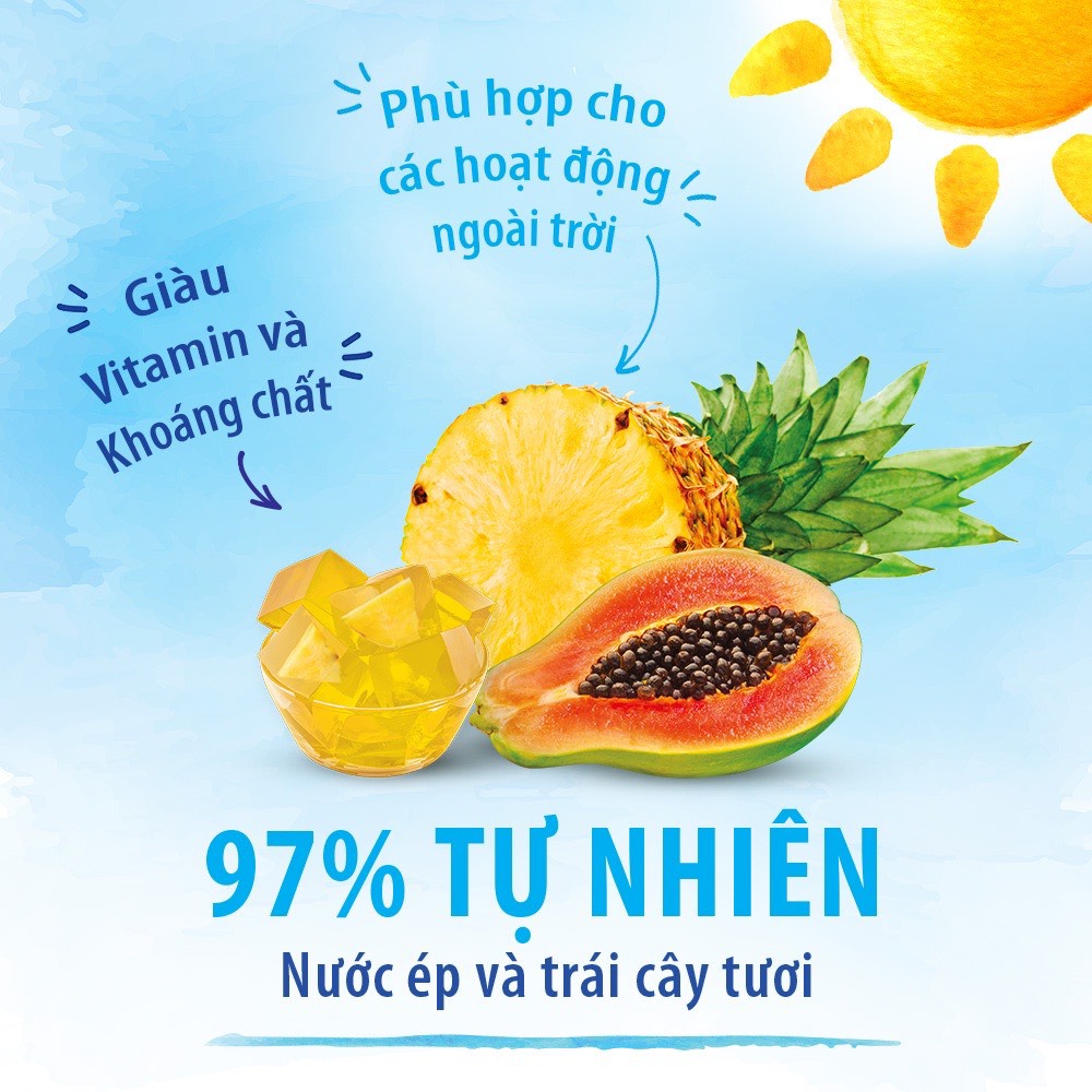 Thạch Trái Cây Từ Nước Ép Dứa Dole
