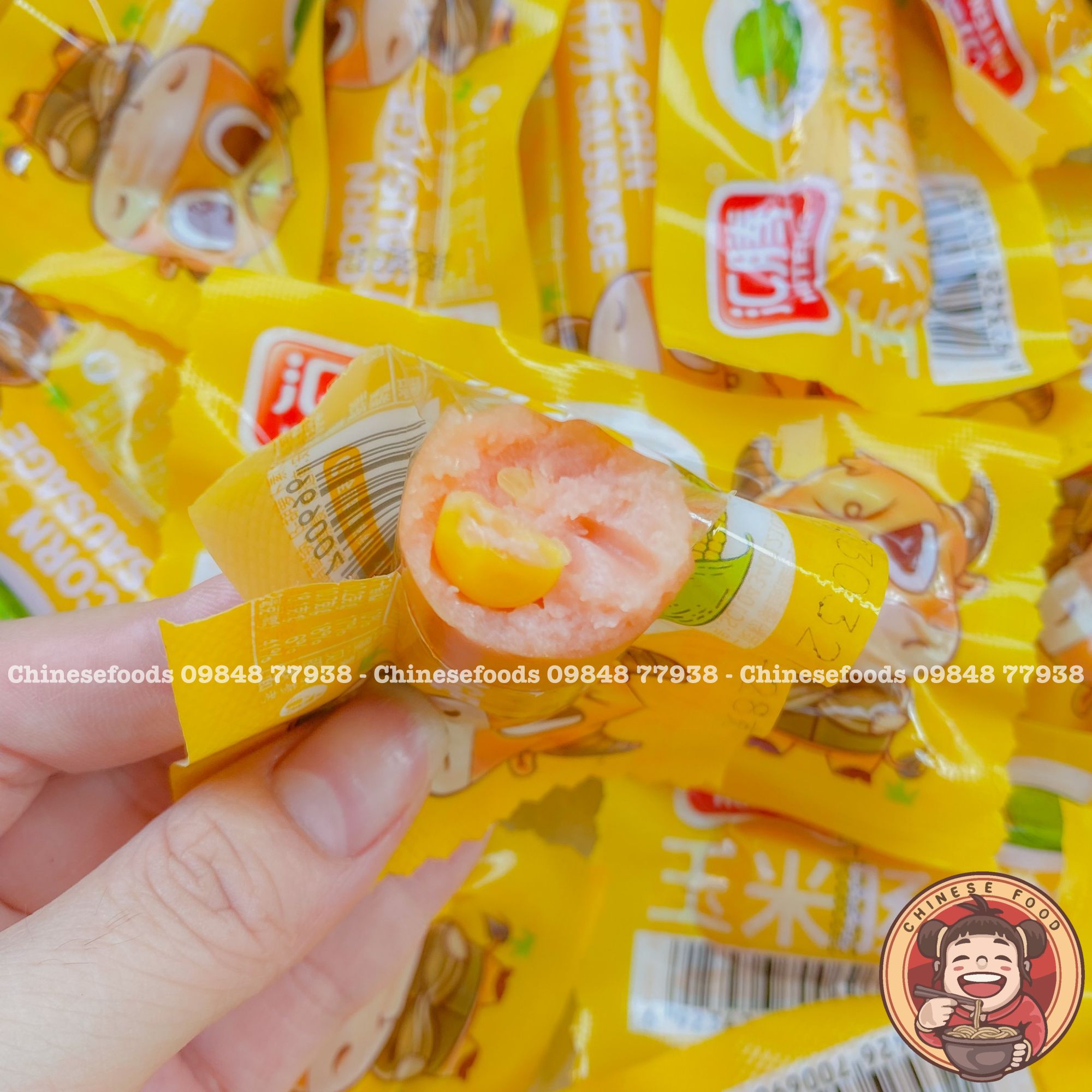 Xúc xích đầu bò ăn liền