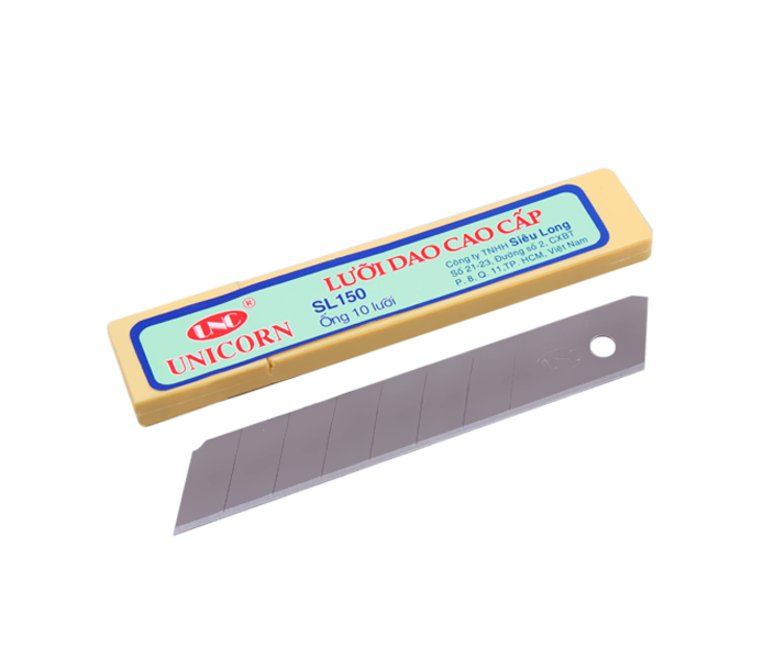 2 tép lưỡi dao nhỏ UNC màu hồng (Thái Lan)