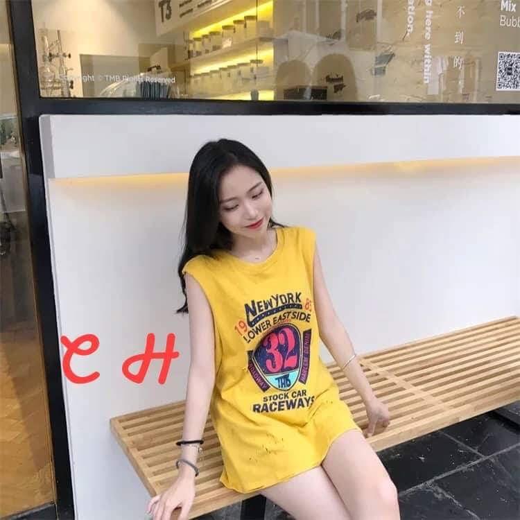 Áo tanktop new york 32 chu1010