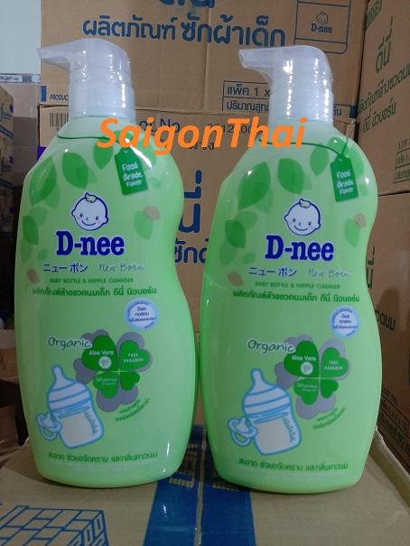 (SGT) Nước rửa bình sữa Dnee chai 600ml- Hàng THÁI LAN