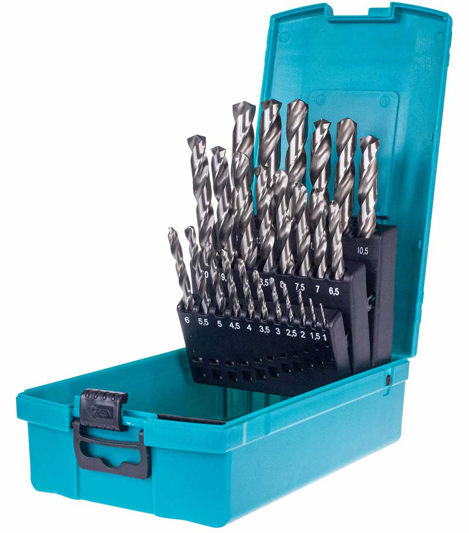 1-13mm bộ mũi khoan kim loại hss total tacsd0251