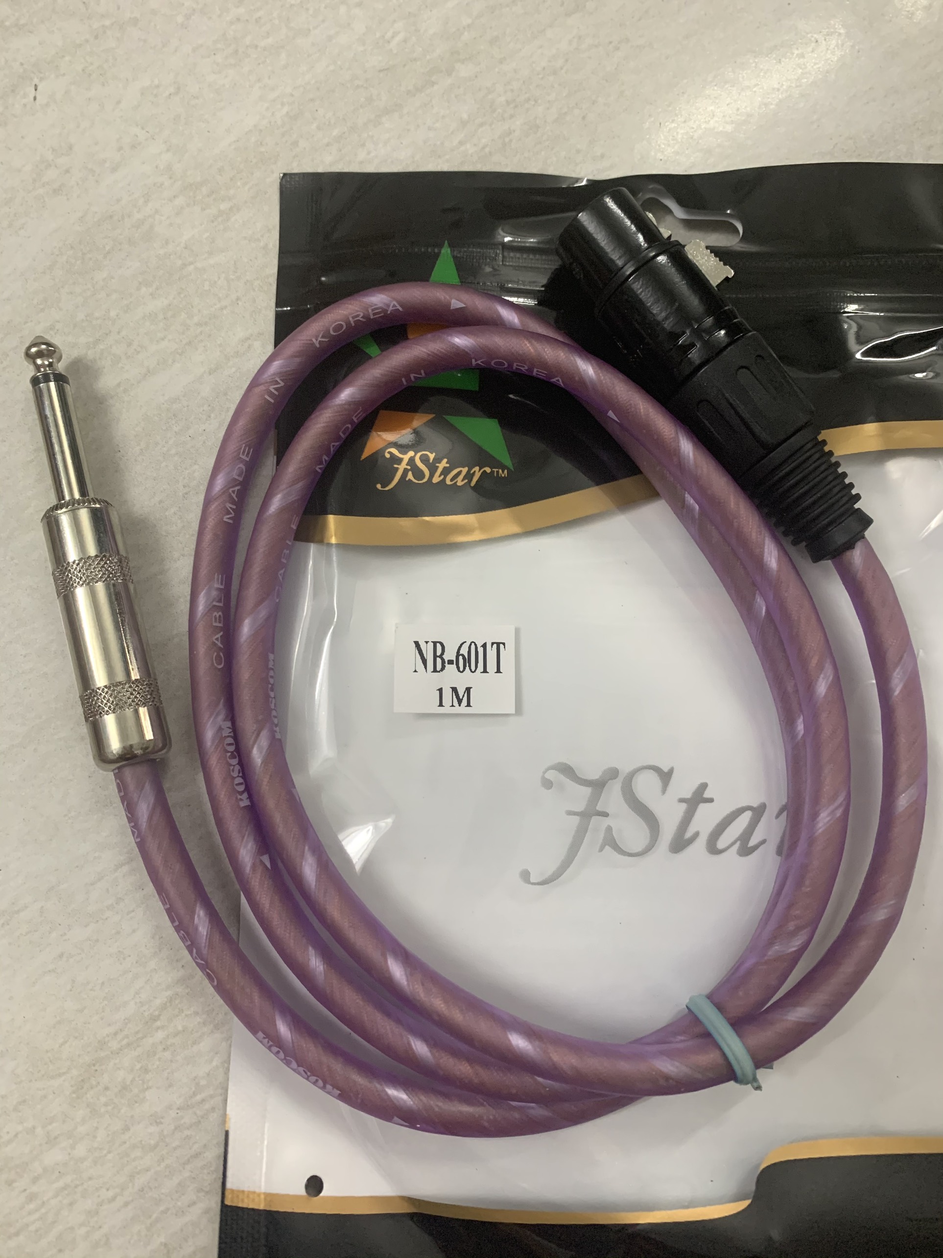 [HCM]Dây cắm Micro XLR đầu 6.5mm dài 1M