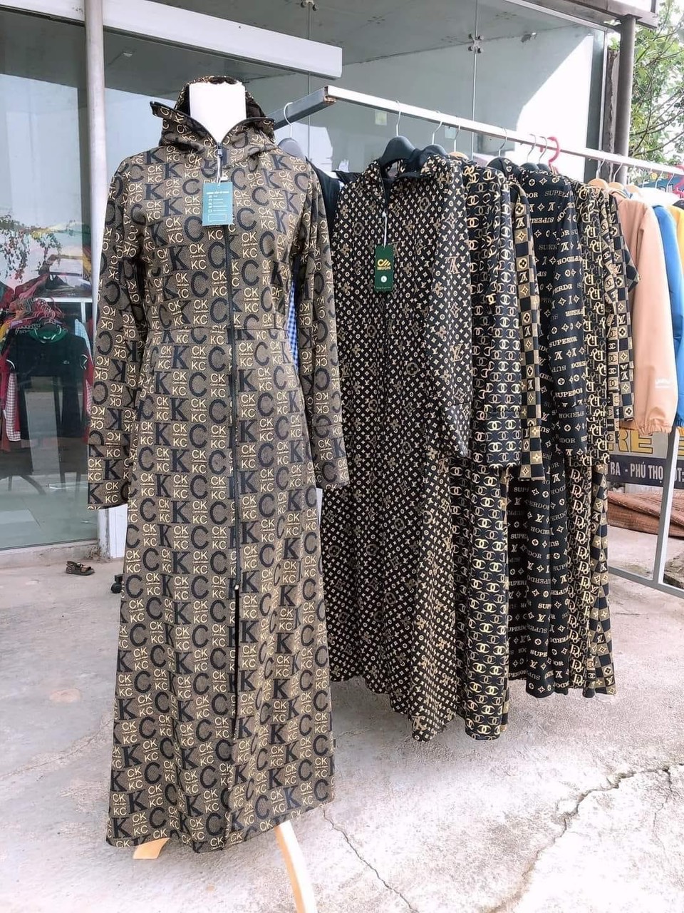 áo choàng chống nắng toàn thân