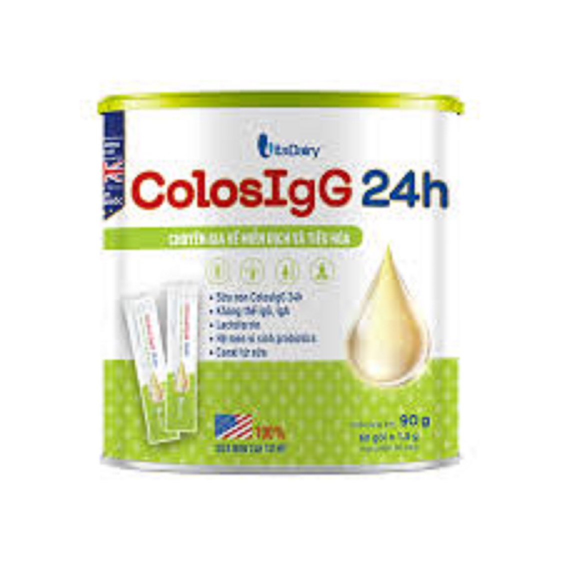 Sữa non ColosIgG 24h 90G (60 gói x 1.5g)