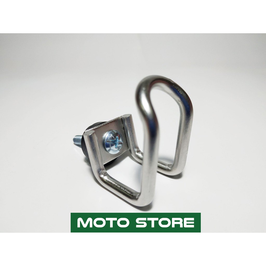 Móc treo đồ xe máy Titan/trắng ( giá 1 cái)