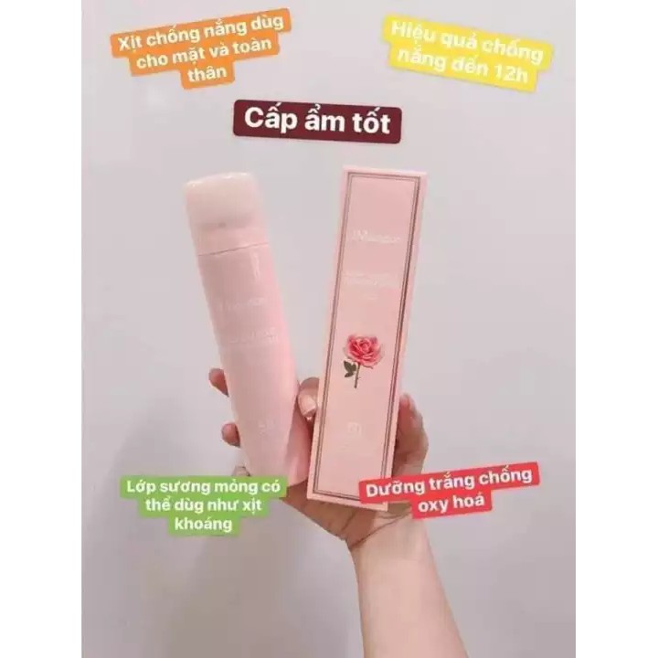 Xịt Chống Nắng Toàn Thân Jm Solution Spf 50 PA++++180ml (Hồng)