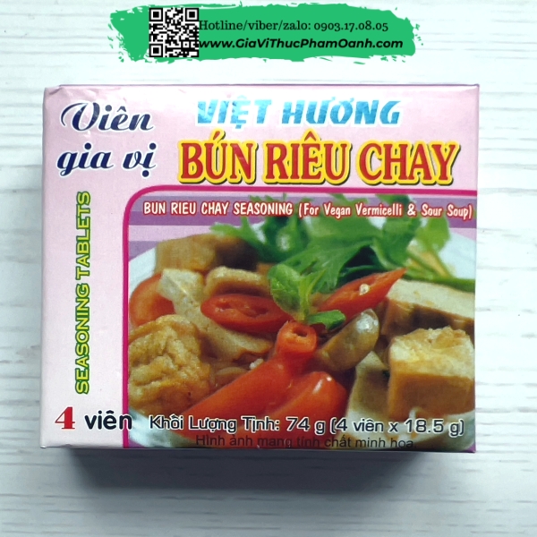 Vegetarian crab noodles seasoning cubes Viet Huong