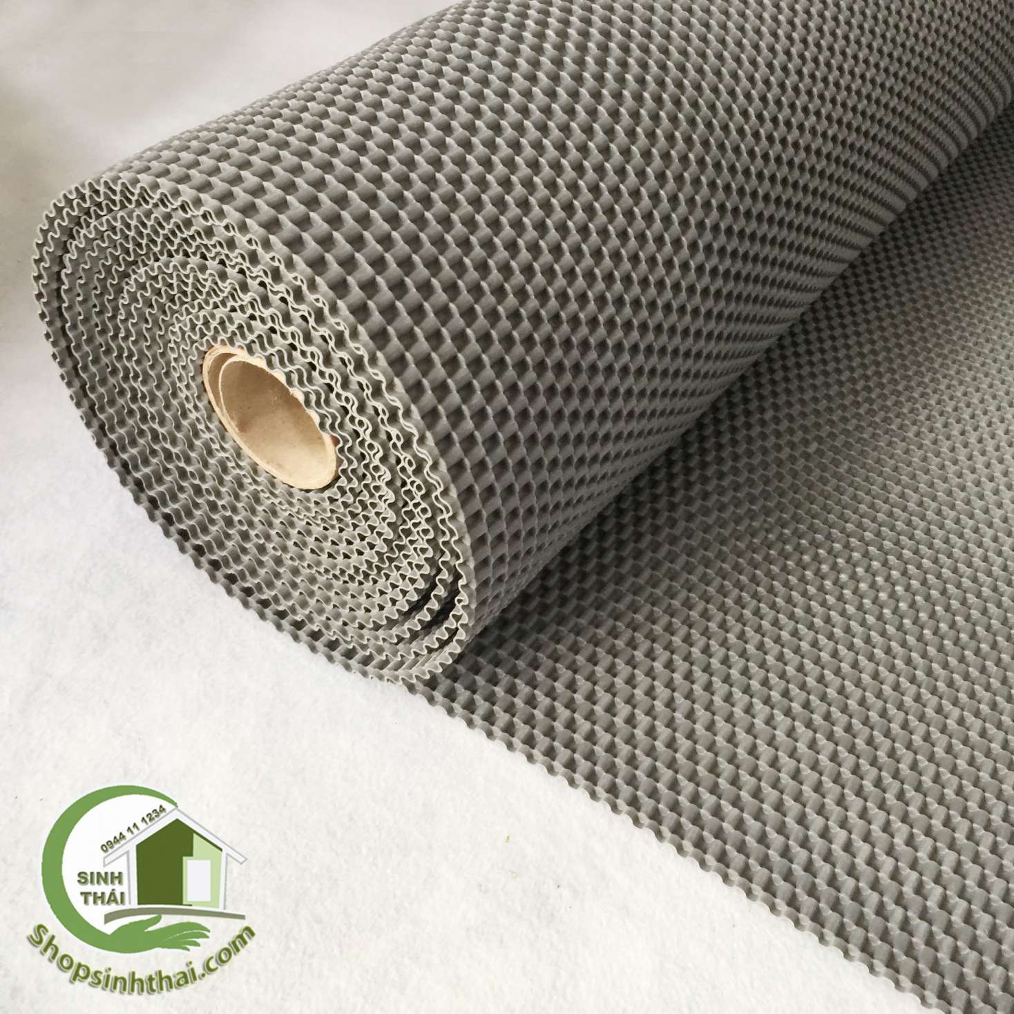 Thảm nhựa chống trơn trợt 3d màu xám - lót xe hơi - bán theo mét [ đặt 1 lần được 50cm x khổ 120cm cắt liền thành 1 tấm]