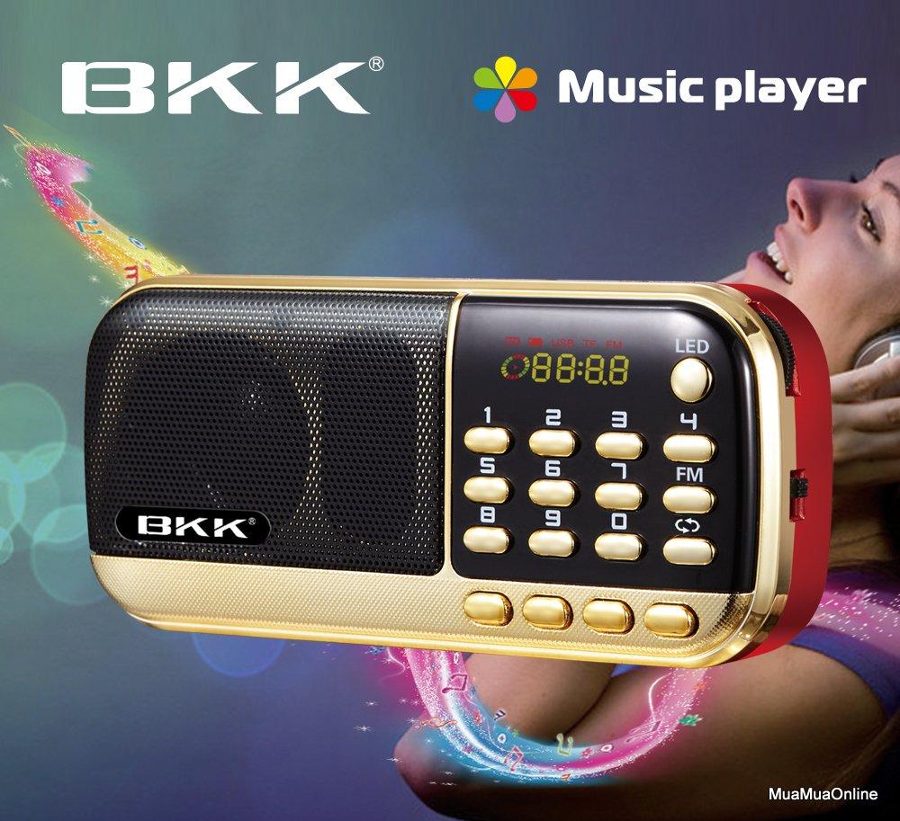 [HCM]Loa Thẻ Nhớ FM BKK B836s Có Đèn Led Và Jack Cắm Tay Nghe Cao Cấp Tiện Lợi