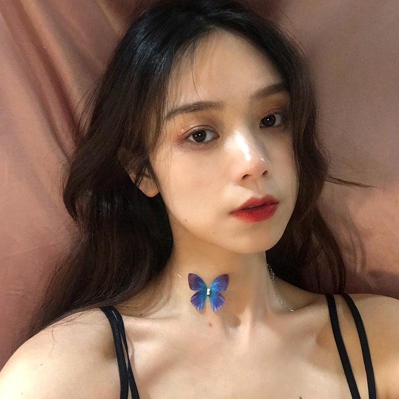 Vòng cổ choker hình bướm xinh xắn