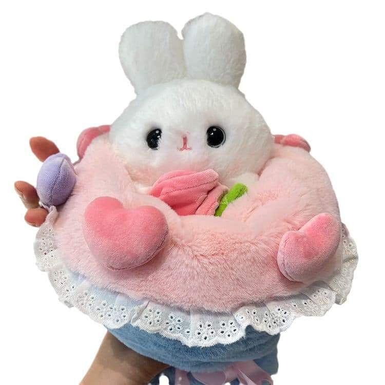 Gấu Bông Thỏ Hoa Xinh Xắn 30cm