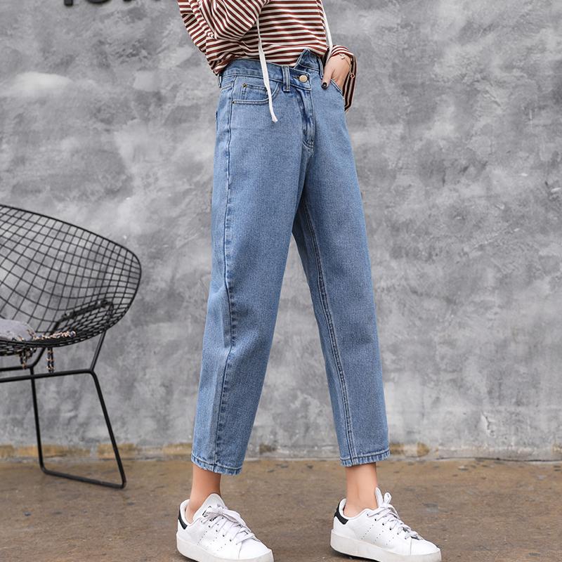 QUẦN JEAN NỮ BAGGY XANH NHẠT S,M,L