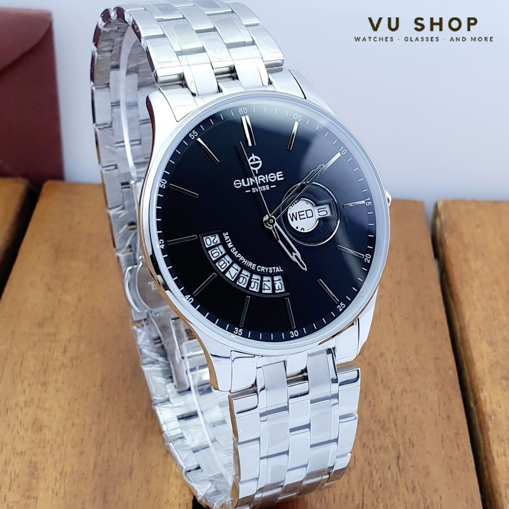 ĐỒNG HỒ NAM SUNRISE 1127SA -  KÍNH SAPPHIRE