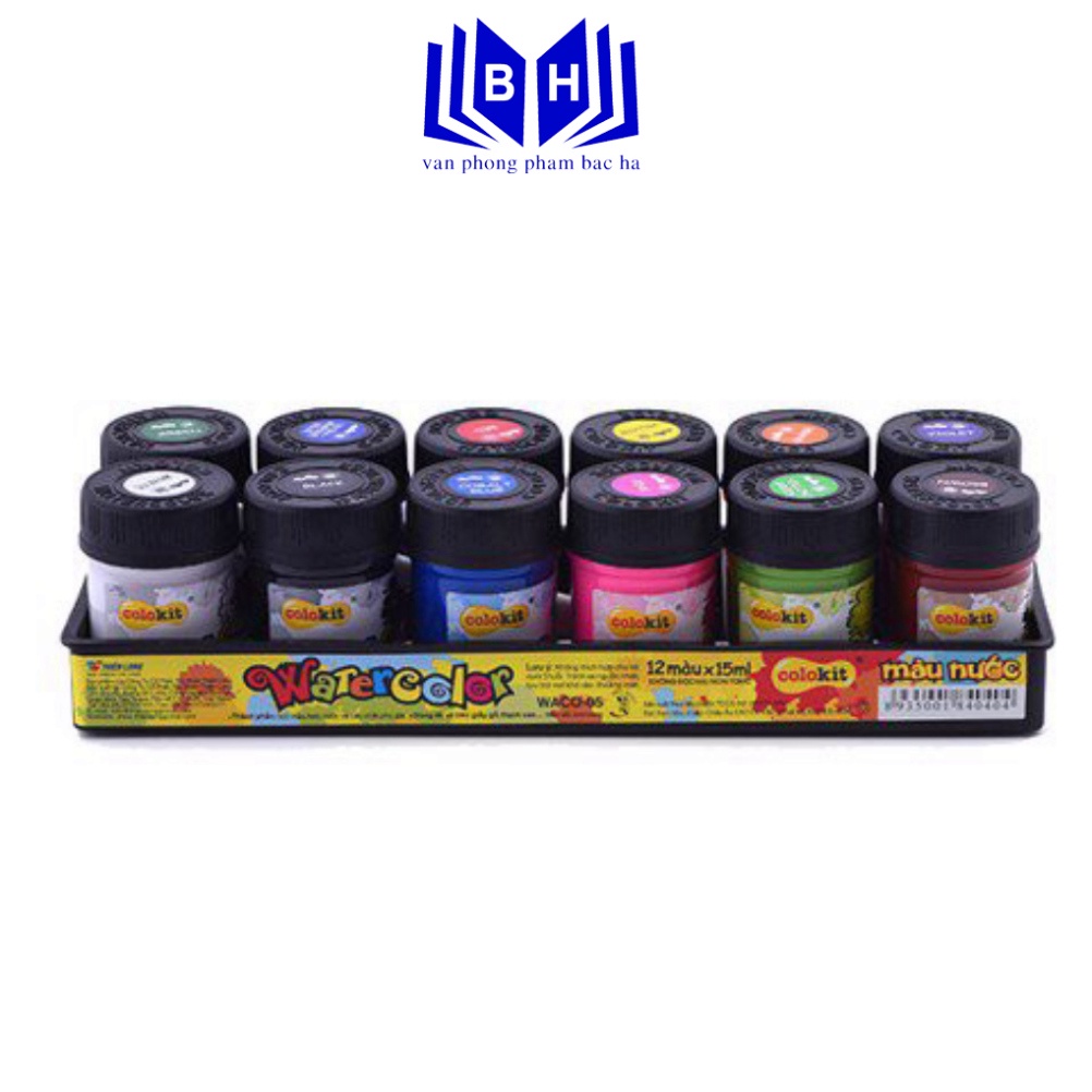 Màu nước thiên long waco-05 - 12 màu