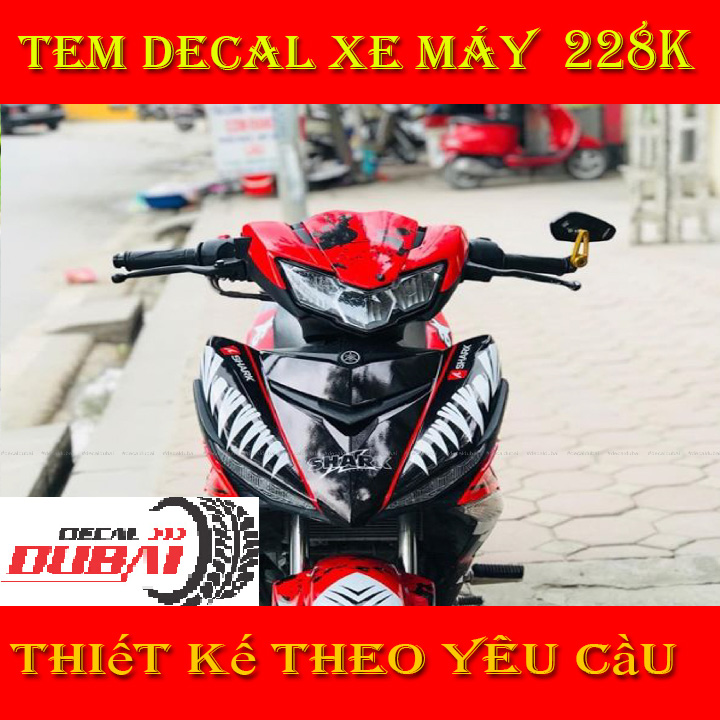Tem Trùm Exciter 150 Cá Mập Siêu Ngầu