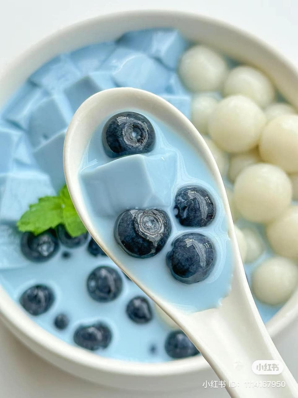 Chè Thạch Hoa Đậu Biếc Khoai Dẻo