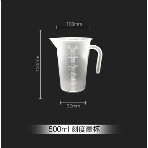 [HCM]Ca nhựa chia vạch 500ml