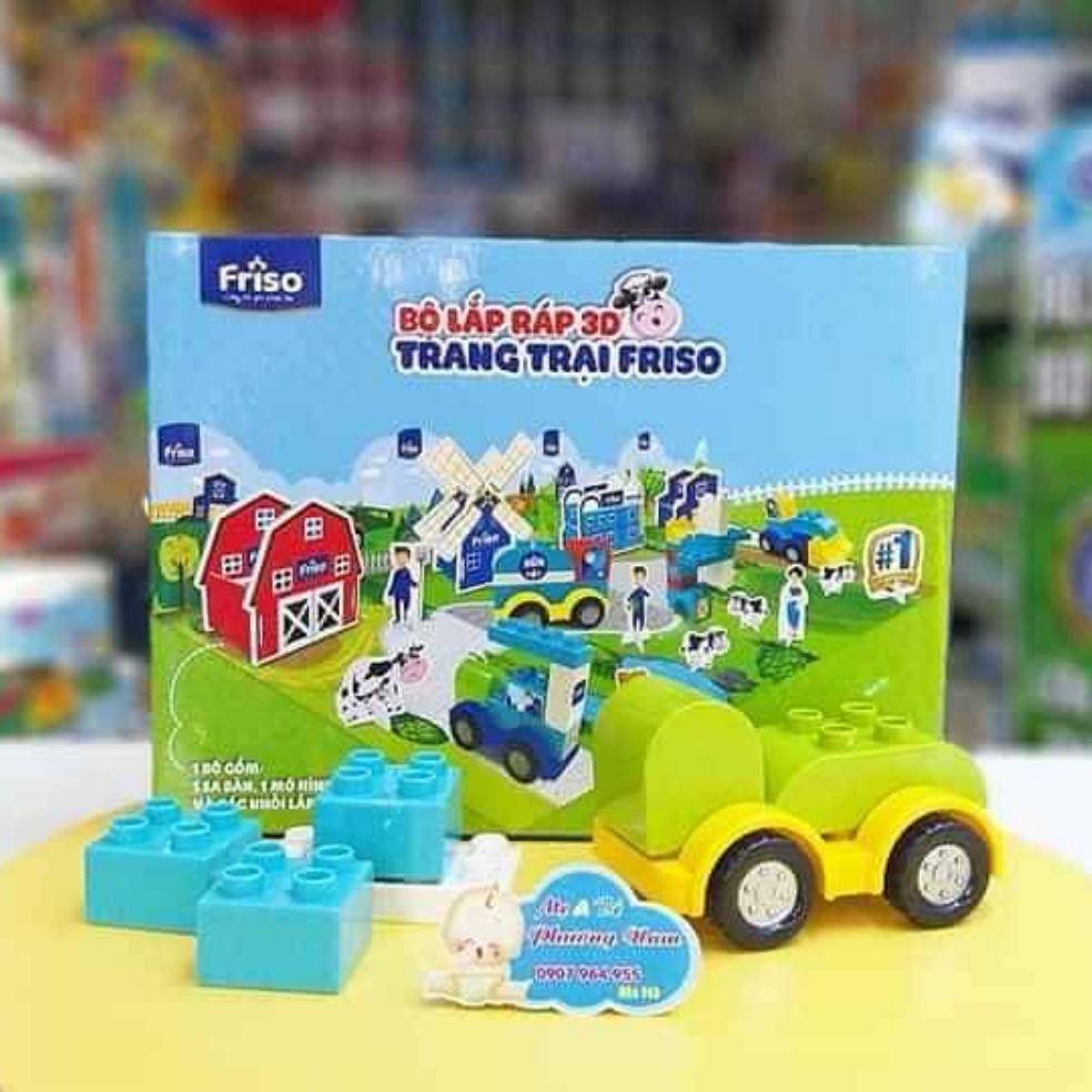 [HCM]Bộ lắp ráp 3D trang trại Friso