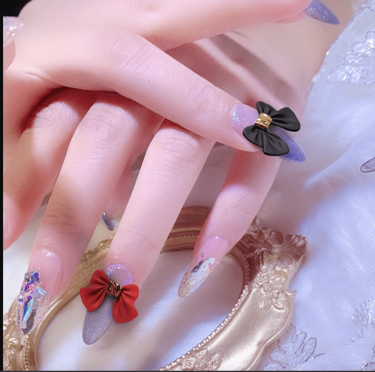 Set Charm nơ trang trí nail